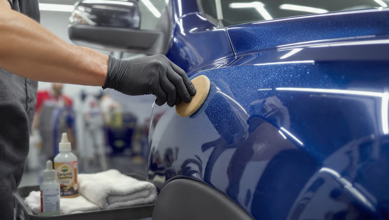 Ceramic Coating Water-Beading